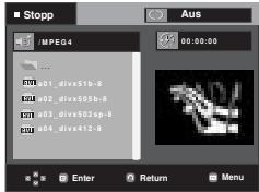 SAMSUNG DVD-P360K - Clip-MENU für MP3/WMA/JPEG/CD Audio/MPEG4 - 1