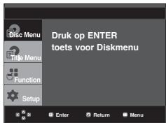 SAMSUNG DVD-P365 - Het Disc Menu (Diskmenu) gekruiken - 1