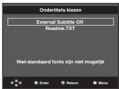 SAMSUNG DVD-P365 - Druk op de toets SUBTITLE. - 2