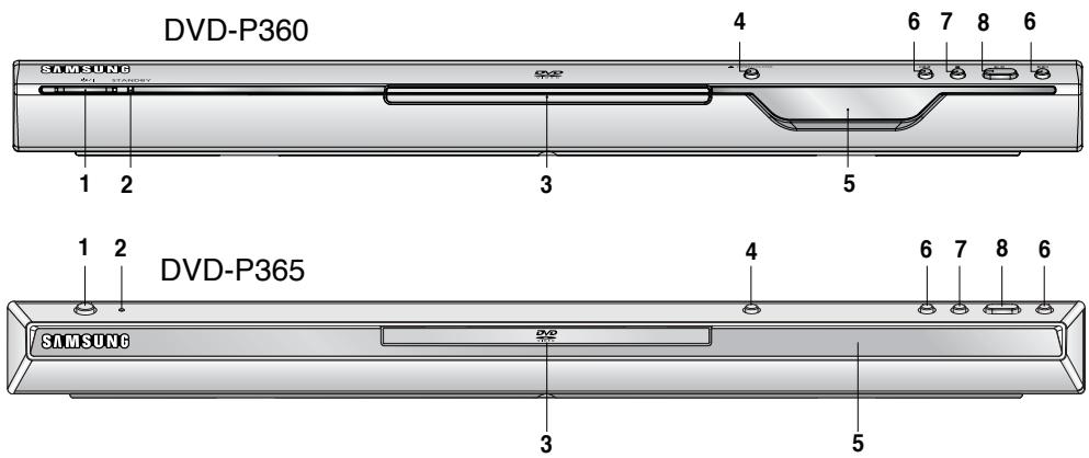 SAMSUNG DVD-P365 - Face avant - 1