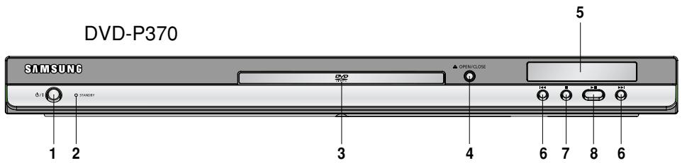 SAMSUNG DVD-P370 - Face avant - 1