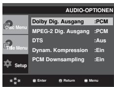 SAMSUNG DVD-P370 - Tonwiedergabeoptioneneinstellen - 2