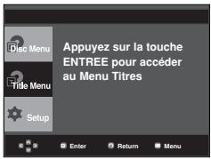 SAMSUNG DVD-P370 - Utilisation du menu Titres - 1