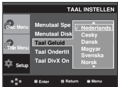 SAMSUNG DVD-P370 - Taalkeuze geluidsspoor - 1