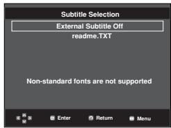 SAMSUNG DVD-P370 - Using the SUBTITLE button (DVD/MPEG4) - 2