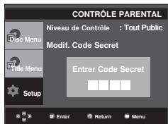 SAMSUNG DVD-P370 - Changement du mot de passe - 4