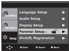 SAMSUNG DVD-P370 - Changing the Password - 2