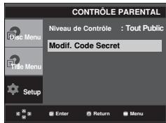 SAMSUNG DVD-P370 - Changement du mot de passe - 3