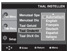 SAMSUNG DVD-P370 - Taalkeuze voor ondertiteling - 1
