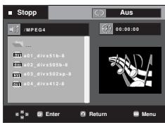 SAMSUNG DVD-P370 - MPEG4-Dateien wiedergeben - 1