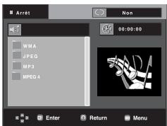 SAMSUNG DVD-P370 - Menu clips pour MP3/WMA/JPEG/MPEG4/CD audio - 1