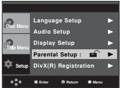 SAMSUNG DVD-P370 - Setting Up the Rating Level - 2