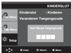 SAMSUNG DVD-P370 - De toegangscode wijdigen - 5