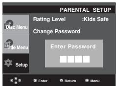 SAMSUNG DVD-P370 - Changing the Password - 4