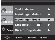 SAMSUNG DVD-P370 - De beeldoptions instellen - 1