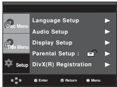 SAMSUNG DVD-P370 - Changing the Password - 1