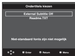 SAMSUNG DVD-P370 - De toets SUBTITLE gebruiken (DVD/MPEG4) - 2