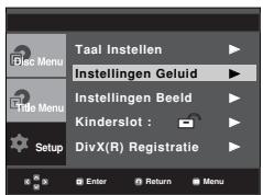 SAMSUNG DVD-P370 - De geluidopties instellen - 1