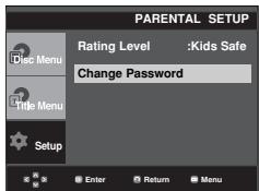 SAMSUNG DVD-P370 - Changing the Password - 3