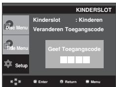 SAMSUNG DVD-P370 - De toegangscode wijdigen - 4
