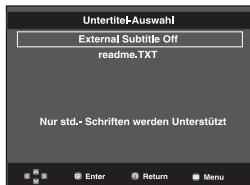 SAMSUNG DVD-P370 - Taste SUBTITLE verwenden (DVD/MPEG4) - 2