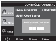 SAMSUNG DVD-P375 - Changement du mot de passe - 5