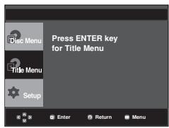SAMSUNG DVD-P375 - Using the Title Menu - 1