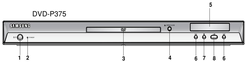 SAMSUNG DVD-P375 - Face avant - 1