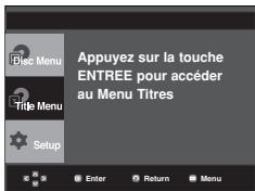 SAMSUNG DVD-P375 - Utilisation du menu Titres - 1