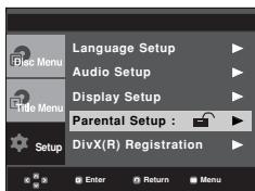 SAMSUNG DVD-P375 - Changing the Password - 2