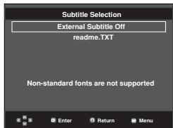 SAMSUNG DVD-P375 - Using the SUBTITLE button (DVD/MPEG4) - 2