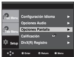 SAMSUNG DVD-P375 - Configuración de las-optiones de pantalla - 1