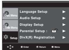 SAMSUNG DVD-P375 - Changing the Password - 1
