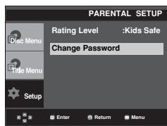 SAMSUNG DVD-P375 - Changing the Password - 3