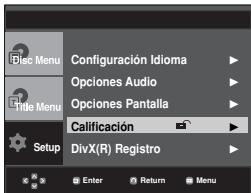 SAMSUNG DVD-P375 - Configuración del niveau de clasificacion - 2