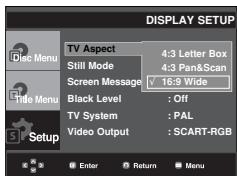SAMSUNG DVD-P380 - TV Aspect - 1