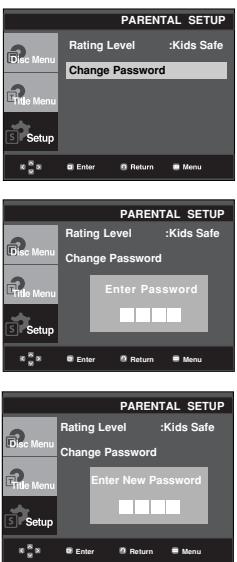 SAMSUNG DVD-P380 - Changing the Password - 3