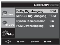 SAMSUNG DVD-P380 - Tonwiedergabeoptioneneinstellen - 2