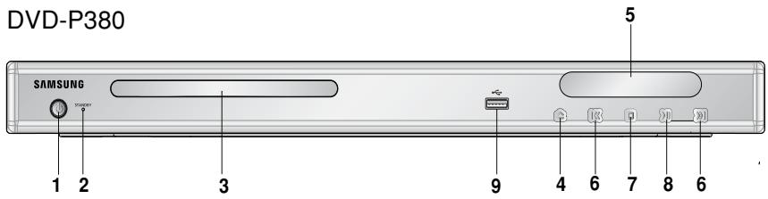SAMSUNG DVD-P380 - Face avant - 1