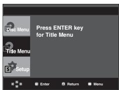 SAMSUNG DVD-P380 - Using the Title Menu - 1
