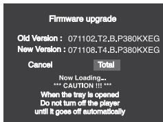 SAMSUNG DVD-P380 - Upgrade procedure - 2