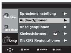 SAMSUNG DVD-P380 - Tonwiedergabeoptioneneinstellen - 1