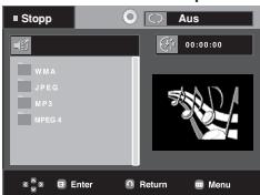 SAMSUNG DVD-P380 - Clip-MENU für MP3/WMA/JPEG/CD Audio/MPEG4 - 1