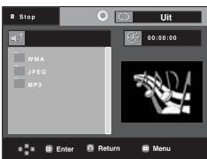 SAMSUNG DVD-P380 - Menu Clips voor MP3/WMA/JPEG/MPEG4/CD Audio - 1