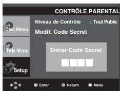 SAMSUNG DVD-P380 - Configuration du niveau d'évaluation - 4