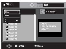 SAMSUNG DVD-P380 - DEV (APP) selecteren - 1