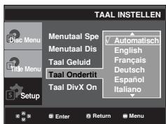 SAMSUNG DVD-P380 - Taalkeuze voor ondertiteling - 1