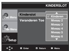 SAMSUNG DVD-P380 - Het classificatieniveau instellen - 5