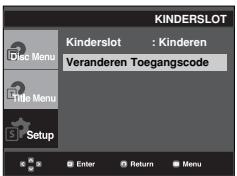 SAMSUNG DVD-P380 - De toegangscode wijzigen - 3