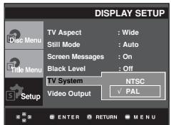 SAMSUNG DVD-P380 - ⑤ TV System - 1